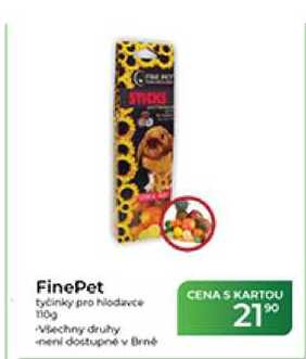 FinePet tyčinky pro hlodavce 110 g