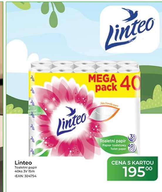 Linteo Toaletni papir 40ks 3V 15m