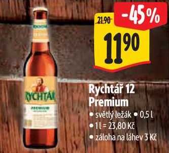 Rychtář 12 Premium, 0,5 l