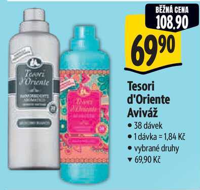 Tesori d'Oriente Aviváž, 38 dávek 