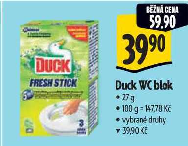 Duck WC blok, 27 g