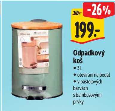 Odpadkový koš 3 l