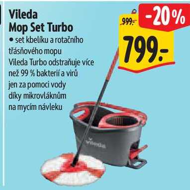 Vileda Mop Set Turbo 
