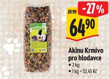 Akinu Krmivo pro hlodavce, 2 kg
