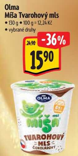 Olma Míša Tvarohový mls, 130 g