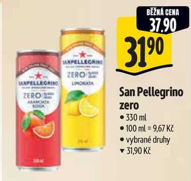 San Pellegrino zero, 330 ml