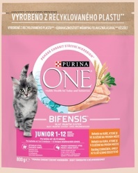Granule pro kočky Purina One Junior, kuřecí