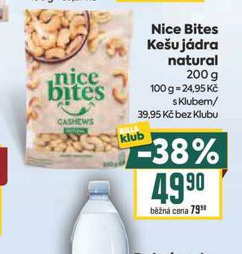 Nice Bites Kešu jádra natural 200 g