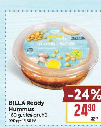 BILLA Ready Hummus 160 g