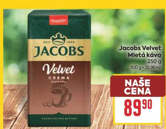 Jacobs Velvet Mletá káva 250 g 