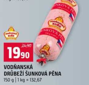 VODŇANSKÁ DRŮBEŽÍ ŠUNKOVÁ PĚNA 150 g