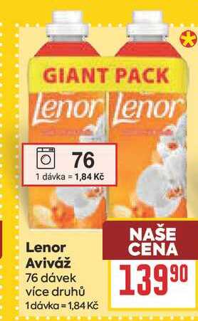Lenor Aviváž 76 dávek