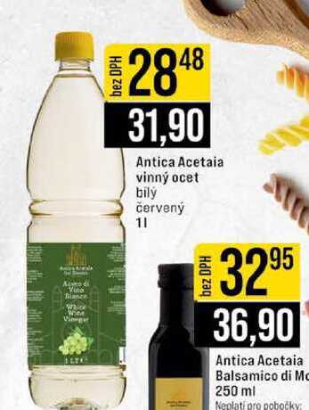 Antica Acetaia vinný ocet bilý červený 1l