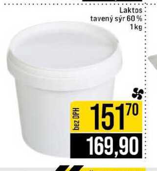 Laktos tavený sýr 60% 1kg 