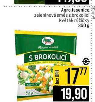 Agro Jesenice zeleninová směs s brokolici květák růžičky 350 g