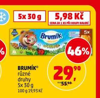 BRUMÍK, 5x 30 g