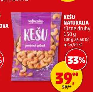KEŠU NATURALIA, 150 g