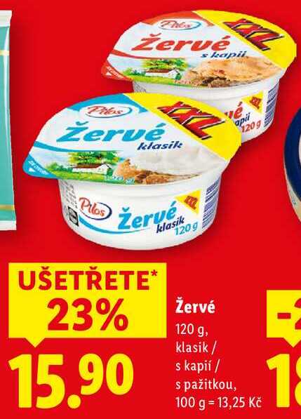 Žervé, 120 g