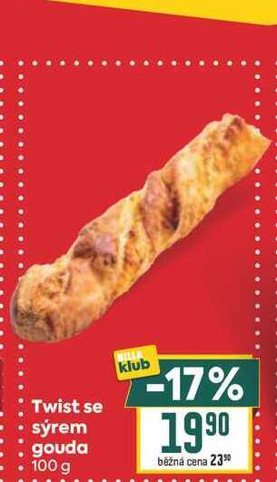 Twist se sýrem gouda 100 g