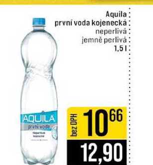 Aquila první voda kojenecká neperlivȧ jemně perlivá 1,5l