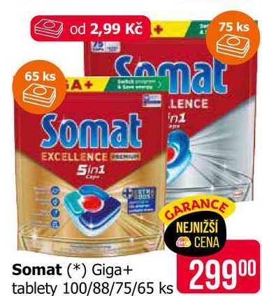 Somat Giga+ tablety 100/88/75/65 ks