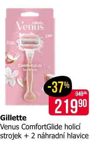 Venus ComfortGlide holicí strojek +2 náhradní hlavice 