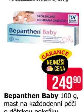 Bepanthen Baby 100 g, mast na každodenní péči dětskou pokožku
