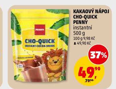 KAKAOVÝ NÁPOJ CHO-QUICK PENNY, 500 g 