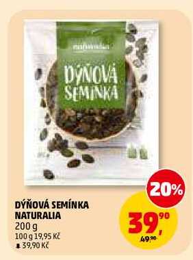 DÝŇOVÁ SEMÍNKA NATURALIA, 200 g