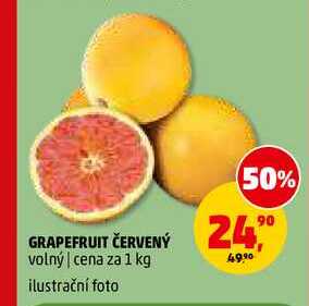 GRAPEFRUIT ČERVENÝ, 1 kg