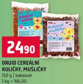 DRUID CEREÁLNÍ KULIČKY, MUŠLIČKY 150 g