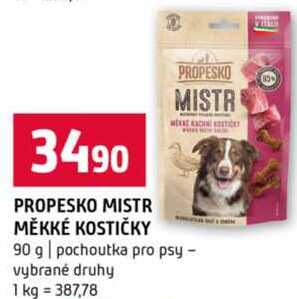 PROPESKO MISTR MĚKKÉ KOSTIČKY 90 g