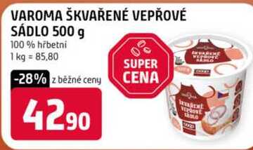 VAROMA ŠKVAŘENÉ VEPŘOVÉ SÁDLO 500 g
