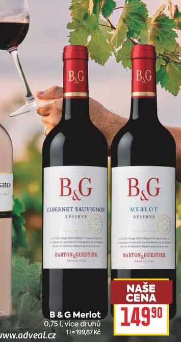 B & G Merlot 0,75l