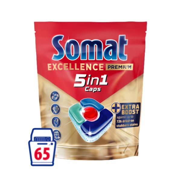 Somat Excellence 5v1 kapsle do myčky