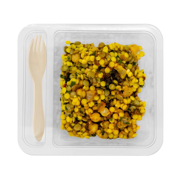 Table foods Kuskus s kari, mangem & klasický hummus