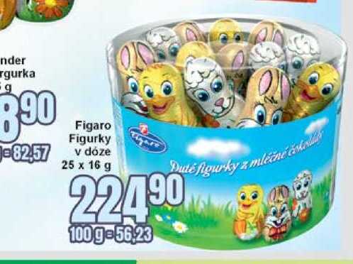Figaro Figurky v dóze 25 x 16 g