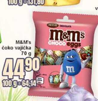 M&M's čoko vajíčka 70 g 