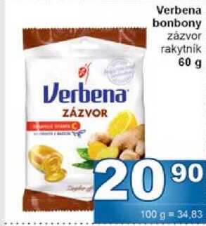 Verbena bonbony zázvor rakytník 60 g 