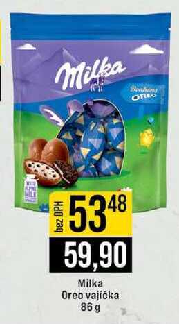 Milka Oreo vajíčka 86 g 