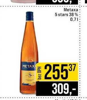 Metaxa 5 stars 38% 0,7l