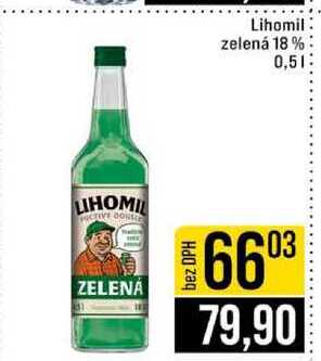 Lihomil zelená 18 % 0,5l