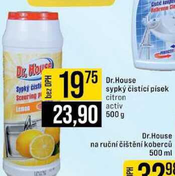 Dr.House sypký čisticí písek citron activ 500g