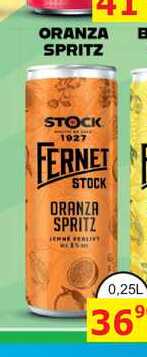 FERNET STOCK ORANZA SPRITZ 0,25L míchaný nápoj