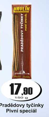 Pradědovy tyčinky Pivní speciál 150 g
