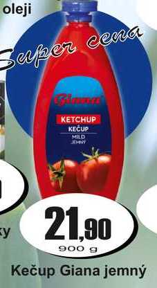 Kečup Giana jemný 900 g
