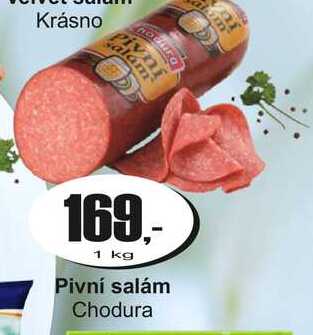Pivní salám Chodura 1 kg
