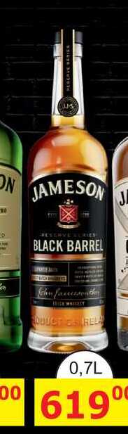 JAMESON RESERVE BLACK BARREL 0,7L