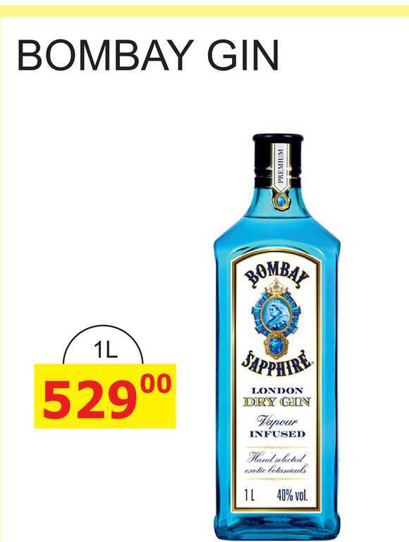 Bombay Sapphire London Dry Gin 1l
