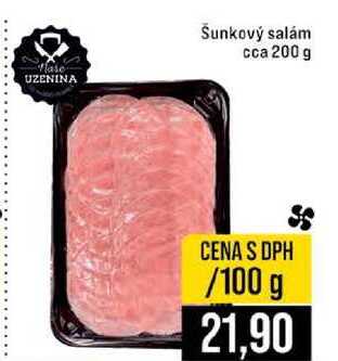 Šunkový salám cca 200 g 100g